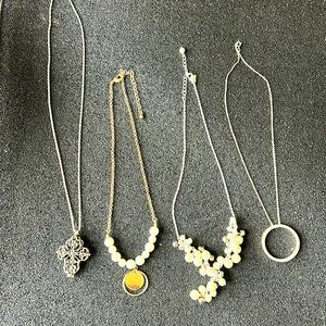 Costume jewelry necklaces
